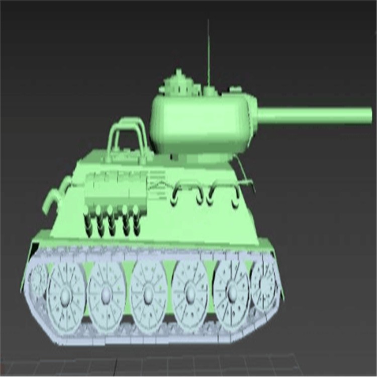 西固充气军用坦克模型